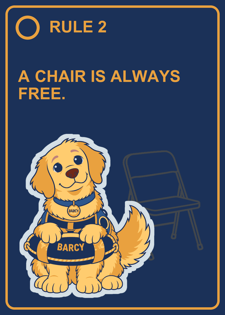 Rule 2: A chair is always free